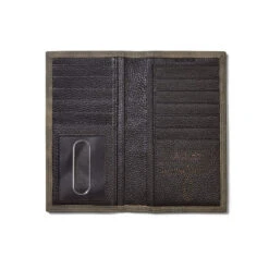 Ariat Men’s Rodeo Shield Concho Grey Bifold Wallet A3544806 -Western Cowboy Supplies 10040085 back 1