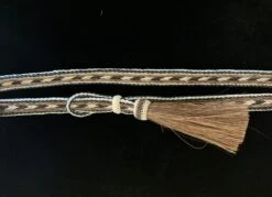 Austin Accents HH05TT-7 Braided 5 Strand Horsehair Hat Band With Tassel