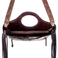 American Darling Hair On Buck Stitched Purse ADBG347BRWBR -Western Cowboy Supplies 112311 G