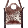 American Darling Hair On Buck Stitched Purse ADBG347BRWBR -Western Cowboy Supplies 112311 z