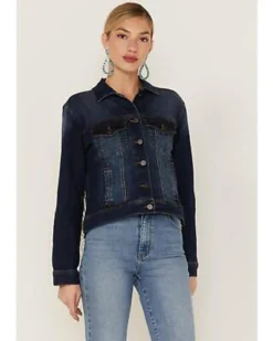 Scully Rhinestone Fringe Denim Jacket HC792 -Western Cowboy Supplies 141846008