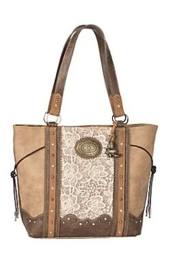 Justin 1811309 Concealed Carry Light Tan Lace Handbag