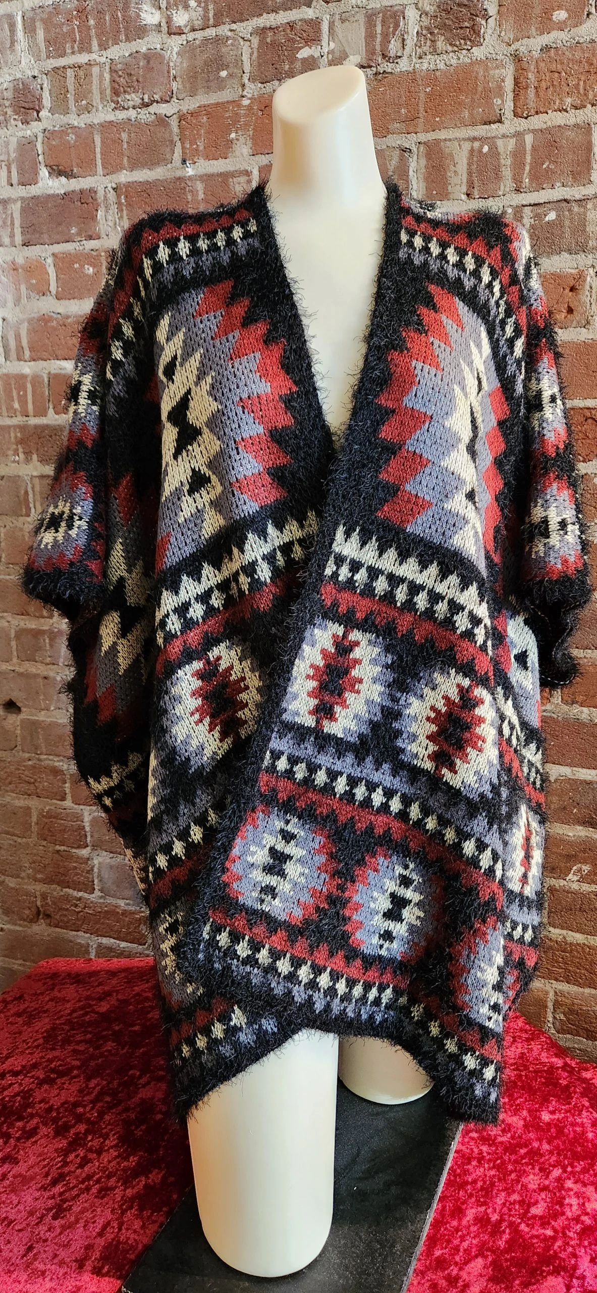 Keren Hart 33025 South Western Poncho 5 Keren Hart 33025 South Western Poncho - Image 3