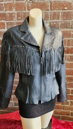 Cripple Creek Zip Front Lamb Jacket With Raw Edges LL21470