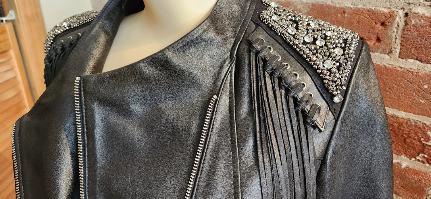Scully Fringe Studded Leather Jacket L1064 9 Scully Fringe Studded Leather Jacket L1064 - Image 7