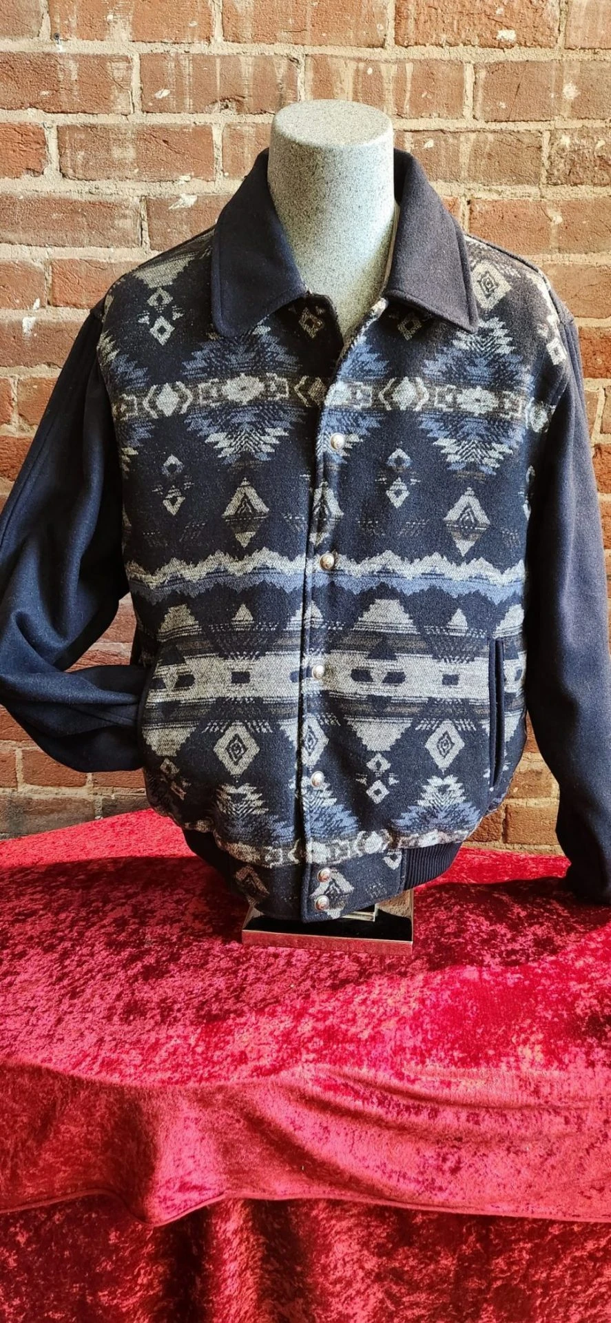 Navajo Blanket Snap Front Jacket CR40249 3 Navajo Blanket Snap Front Jacket CR40249