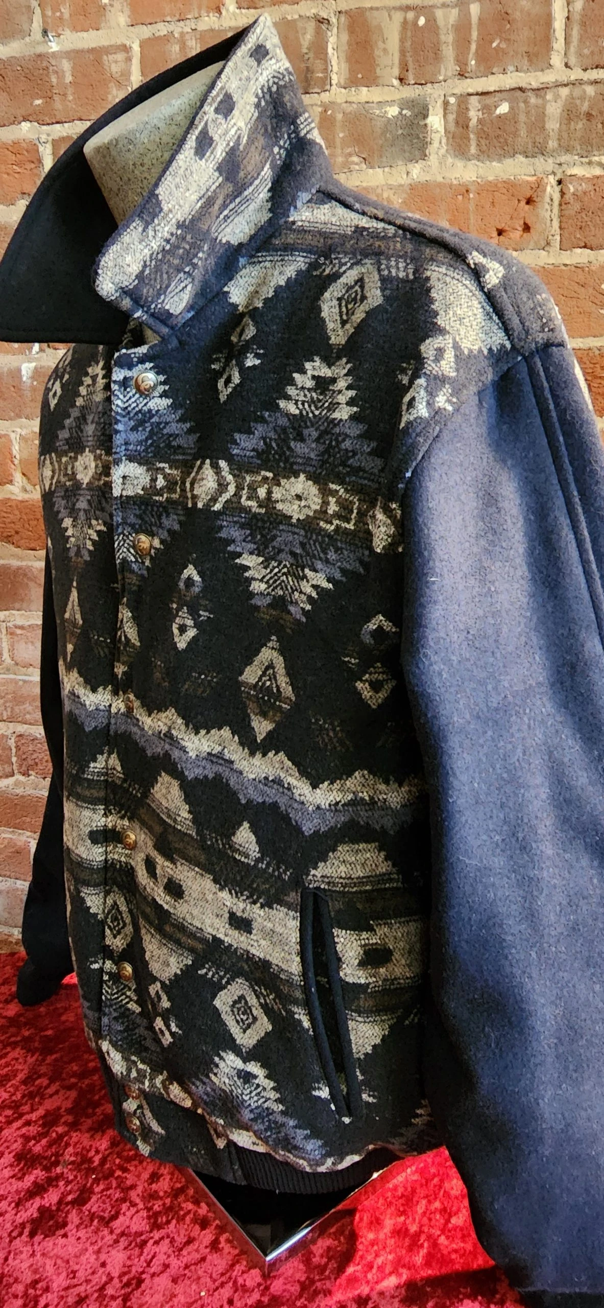 Navajo Blanket Snap Front Jacket CR40249 4 Navajo Blanket Snap Front Jacket CR40249 - Image 2