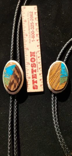 L&M Elk Horn Bolo Tie