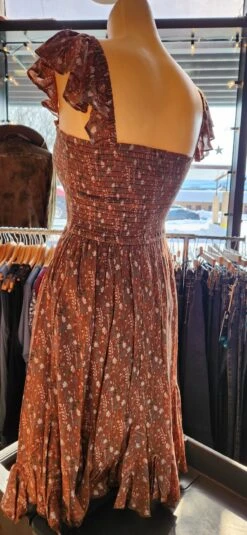 Panhandle RRWRD0R0V3 Floral Off Shoulder Dress  -Western Cowboy Supplies 20230224 121256 scaled 1