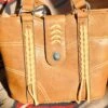 Justin Women’s Laced Trim Tote Brown 22075491 -Western Cowboy Supplies 20230224 145726 scaled e1677277511154