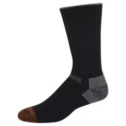 Chippewa 222353BLK Men’s Full Cushion Crew Boot Sock With Odor Control