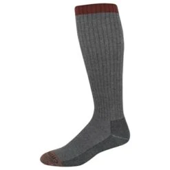 Chippewa 222372BLK Men’s Full Cushion Over The Calf Boot Sock Merino Wool Blend