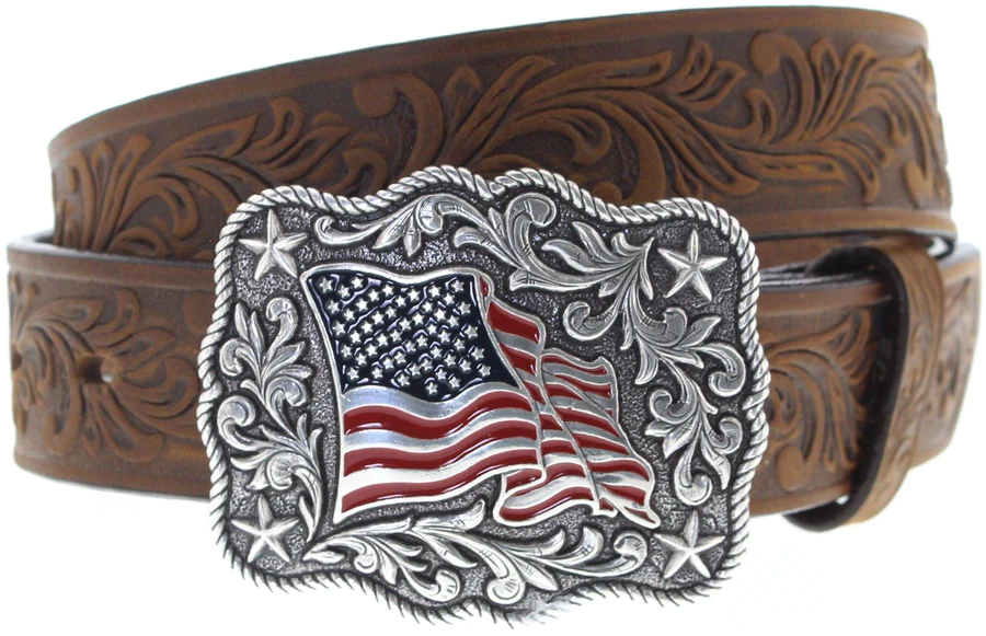 C30219 Kids American Pride Belt With American Flag Buckle 7 C30219 Kids American Pride Belt With American Flag Buckle - Image 5