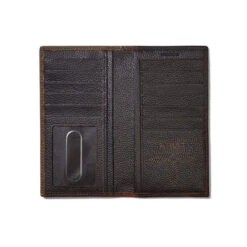 Ariat Men’s Rodeo Diagonal Stitch Shield Logo Wallet A3544502 -Western Cowboy Supplies 3544502 1 600x 1