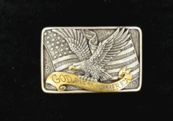 God Bless America Buckle 37015