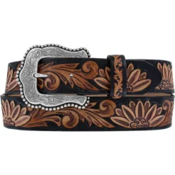 Women’s Del Heart Tony Lama Daisy Leather Belt C51263