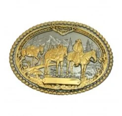 Pack Horse Attitude Belt Buckle 61333P -Western Cowboy Supplies 61333p