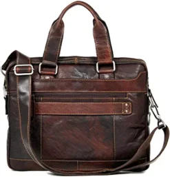 Voyager Slim Leather Briefcase 7320 -Western Cowboy Supplies 61zhMVPEbL. AC SX466