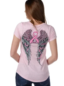 7049 Fearless Tee Liberty Wear -Western Cowboy Supplies 7049 fearless pink back 5000x