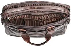 Voyager Slim Leather Briefcase 7320 -Western Cowboy Supplies 71ai3bxswaL. AC SX466