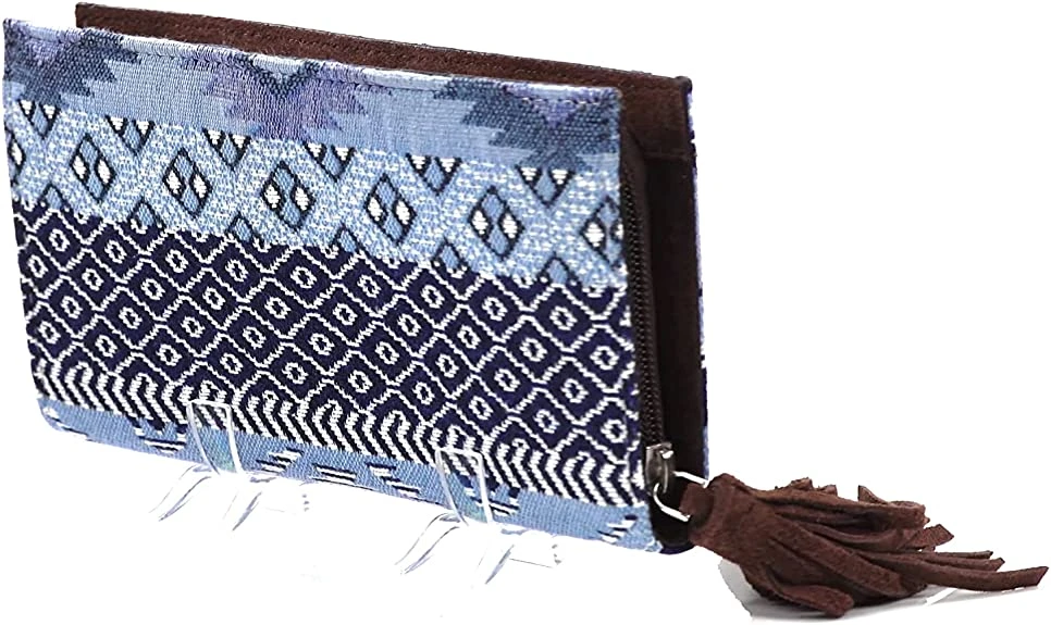 Ariat Madison Clutch Blue Woven With Fringe Tassel A770009202 7 Ariat Madison Clutch Blue Woven With Fringe Tassel A770009202 - Image 5