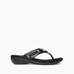 Minnetonka Women’s Black Silverthorne 360 Thong Sandals 504001 9 Minnetonka Women’s Black Silverthorne 360 Thong Sandals 504001 -Western Cowboy Supplies 775x775 504001 2
