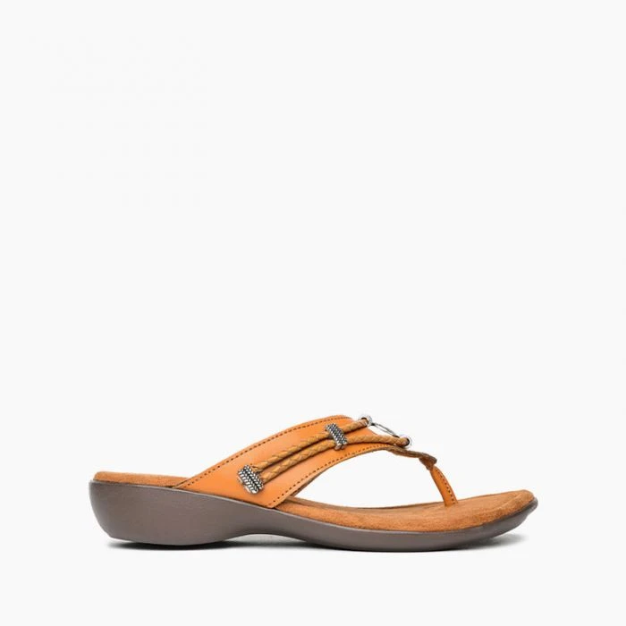 Minnetonka Women’s Cognac Silverthorne 360 Thong Sandals 504203 5 Minnetonka Women’s Cognac Silverthorne 360 Thong Sandals 504203 - Image 3