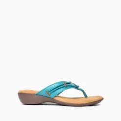 Minnetonka Women’s Turquoise Silverthorne 360 Thong Sandals 504440 -Western Cowboy Supplies 775x775 504440 2