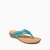 Minnetonka Women’s Turquoise Silverthorne 360 Thong Sandals 504440 -Western Cowboy Supplies 775x775 504440 3