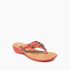 Minnetonka Women’s Frisco Stripe Silverthorne 360 Thong Sandals 504982 -Western Cowboy Supplies 775x775 504982 3