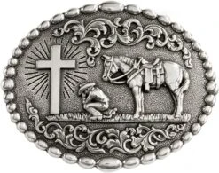 M&F Praying Cowboy With Cross & Horse Belt Buckle 37374 -Western Cowboy Supplies 81XzKpwnlDL. AC UY1000