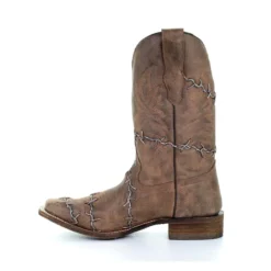 Corral Boots Barbed Wire Boots A3532 -Western Cowboy Supplies A3532B