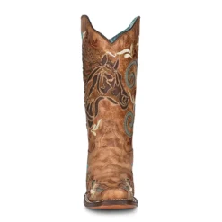 Corral Boots A4266 Horse Inlay -Western Cowboy Supplies A4266 boot 05