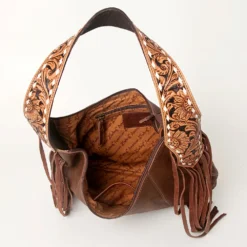 American Darling Leather Hobo Fringe Purse ADBGI112D -Western Cowboy Supplies ADBGI112D G