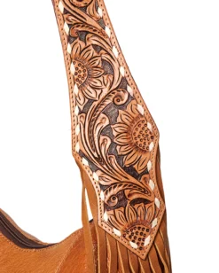 American Darling ADBGA220 Leather Hobo Fringe Purse -Western Cowboy Supplies AMD202201 0052 ADBGA220 E