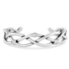 Woven Crown Silver Bracelet BC5175 1 Woven Crown Silver Bracelet BC5175 -Western Cowboy Supplies BC5175