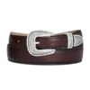 Justin Men’s Kingsland Dark Brown Western Belt C14095