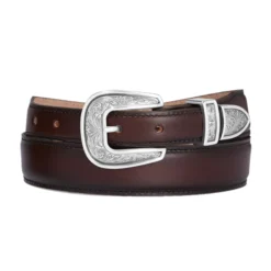 Justin Men’s Kingsland Dark Brown Western Belt C14095