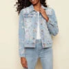 Garden Printed Denim Jacket C6302R CharlieB -Western Cowboy Supplies C6302R 282B P394 4063 Custom