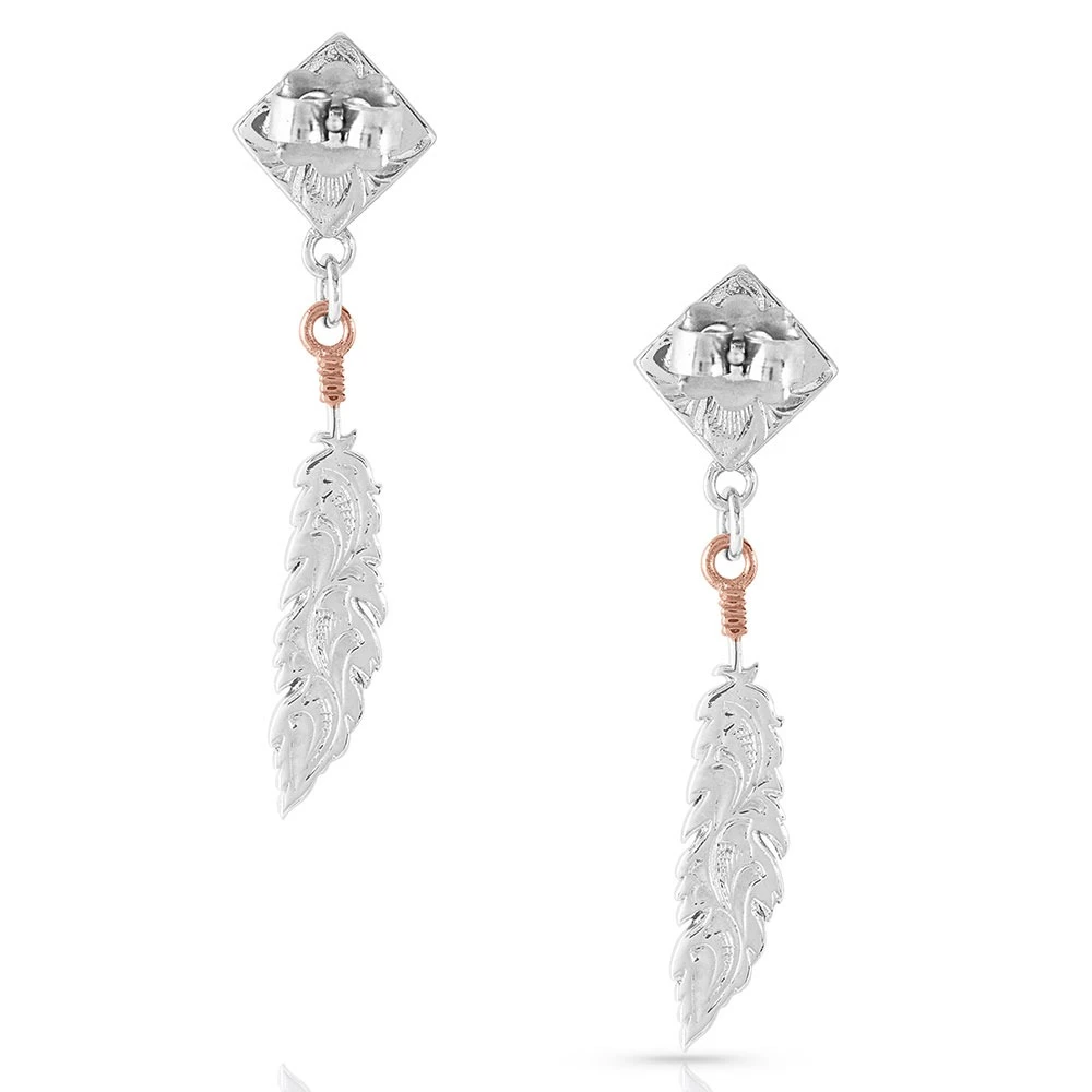American Legends Feather Earrings ER4823 4 American Legends Feather Earrings ER4823 - Image 2