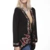 Scully Shark Bite Cardigan Bohemian Embroidery HC628 -Western Cowboy Supplies HC628 preview