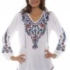 Scully Embroidered Blouse HC696