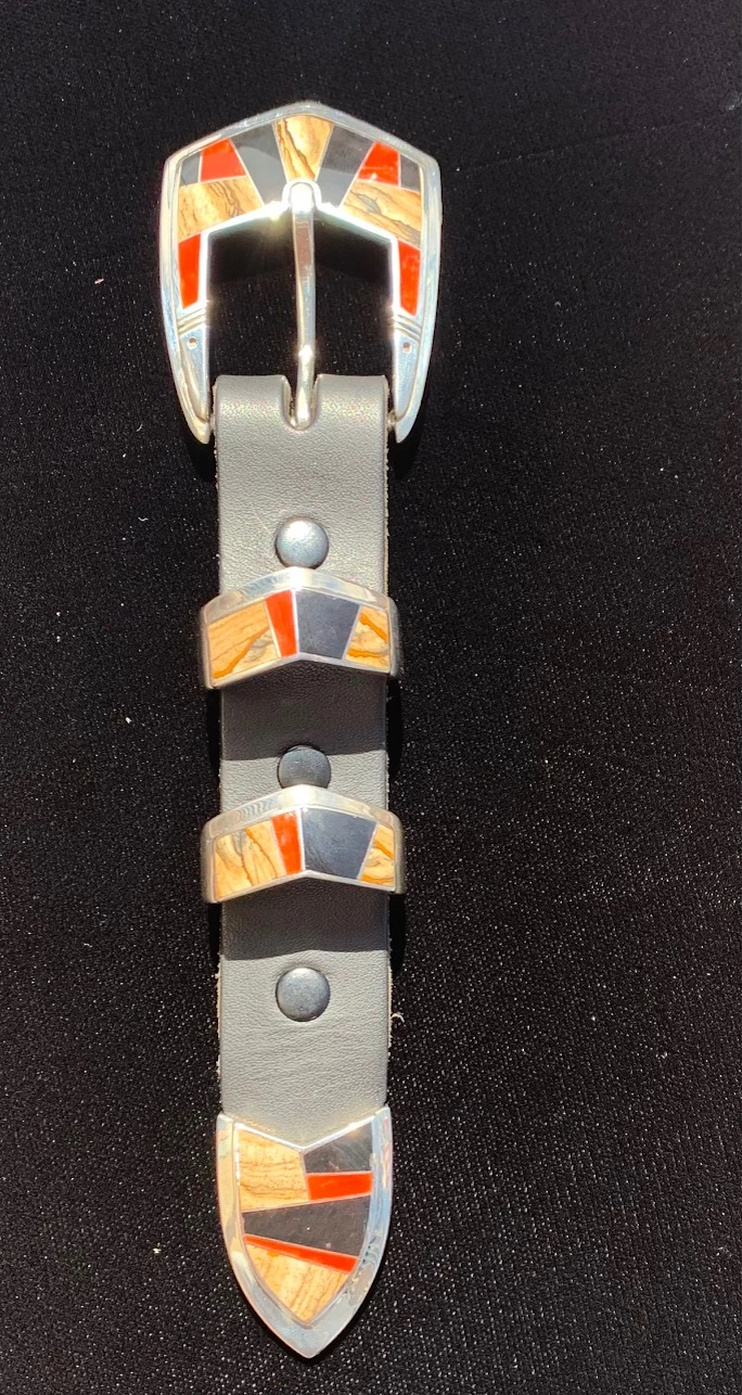 Silver & Stones Ranger Buckle Set BK026 4 Silver & Stones Ranger Buckle Set BK026 - Image 2