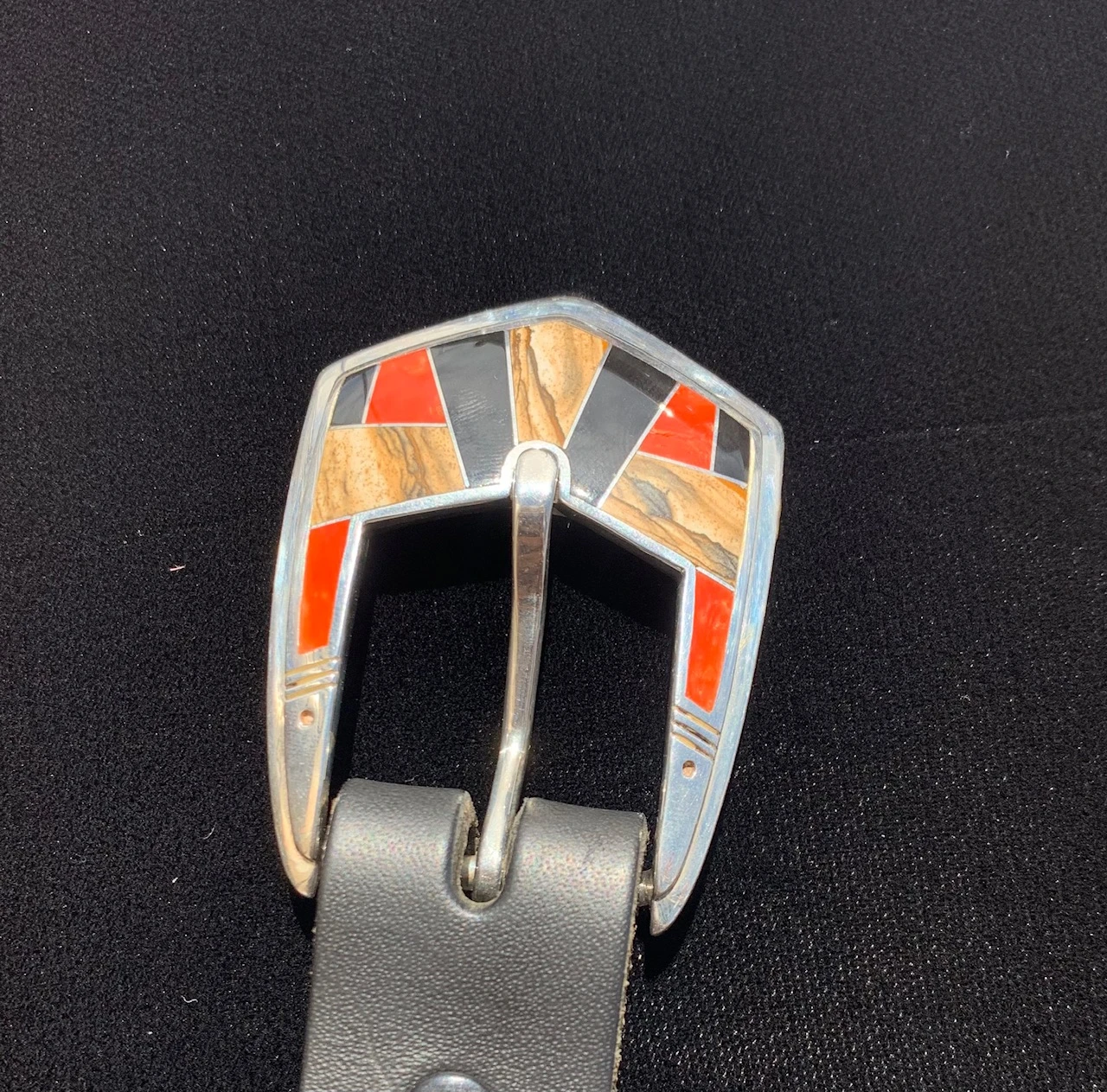 Silver & Stones Ranger Buckle Set BK026 5 Silver & Stones Ranger Buckle Set BK026 - Image 3