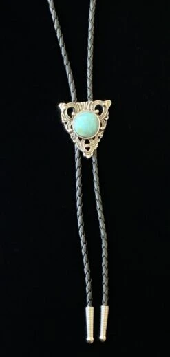 Austin Accents Turquoise Bolo Tie 1134 8 Austin Accents Turquoise Bolo Tie 1134 -Western Cowboy Supplies IMG 1637 scaled 1