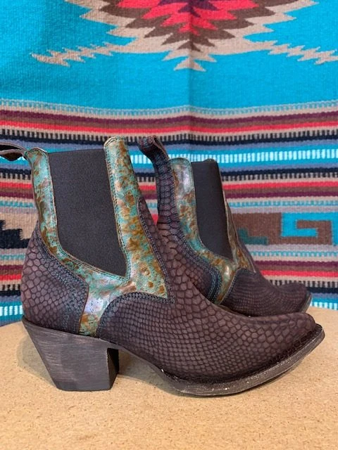 Ladies Old Gringo Boots Isabel Snake Skin Short Boot BL471-1