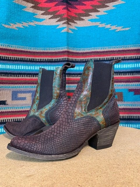 Ladies Old Gringo Boots Isabel Snake Skin Short Boot BL471-1 4 Ladies Old Gringo Boots Isabel Snake Skin Short Boot BL471-1 - Image 2