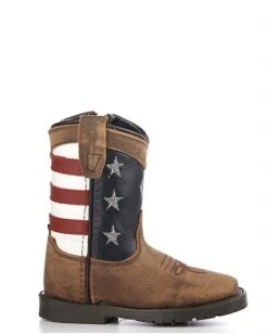 Smoky Mountain Toddler’s Stars And Stripes Flag Boot 3800t 10 Smoky Mountain Toddler’s Stars And Stripes Flag Boot 3800t -Western Cowboy Supplies IMG 2045 1