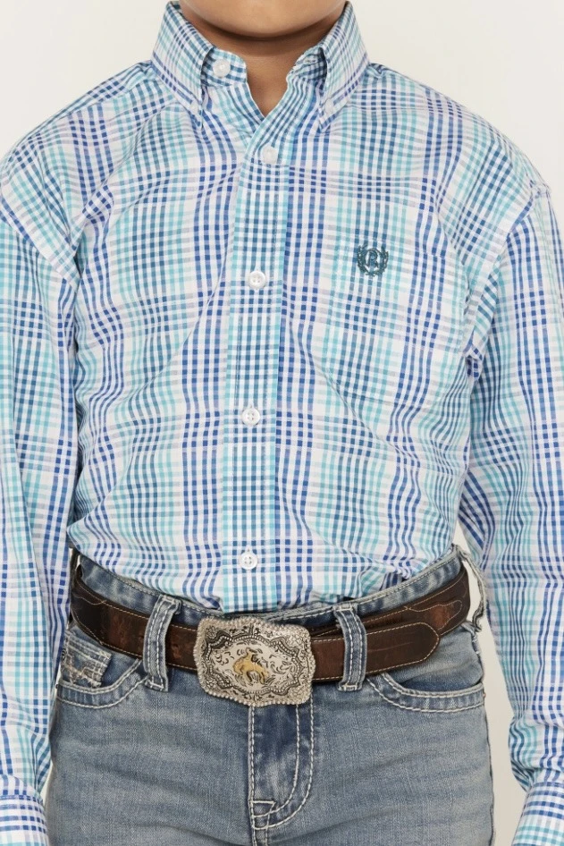 Boys Panhandle PSBSODR0LV Check Button Down 6 Boys Panhandle PSBSODR0LV Check Button Down - Image 4