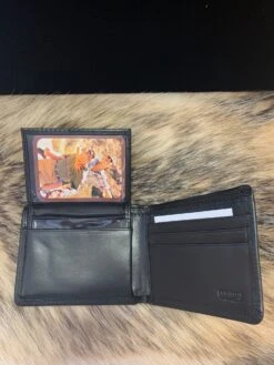 Cody Buffalo Passcase Wallet E70023 -Western Cowboy Supplies IMG 2716 rotated 1